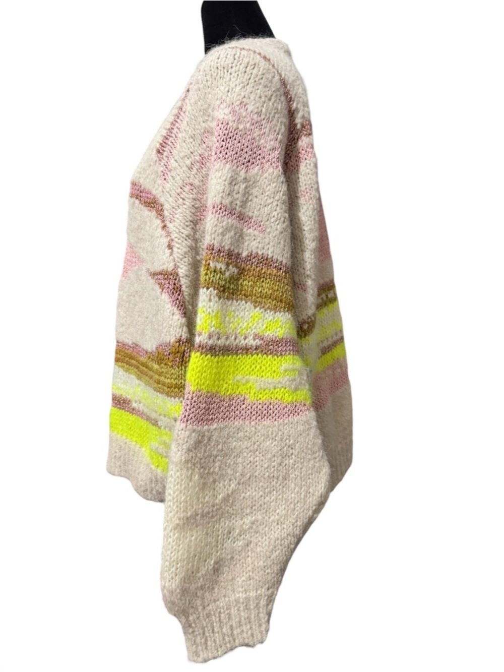 Pilcro Anthropologie Oversized Open Front Cardigan Sweater Large XL NWT - Picture 8 of 13